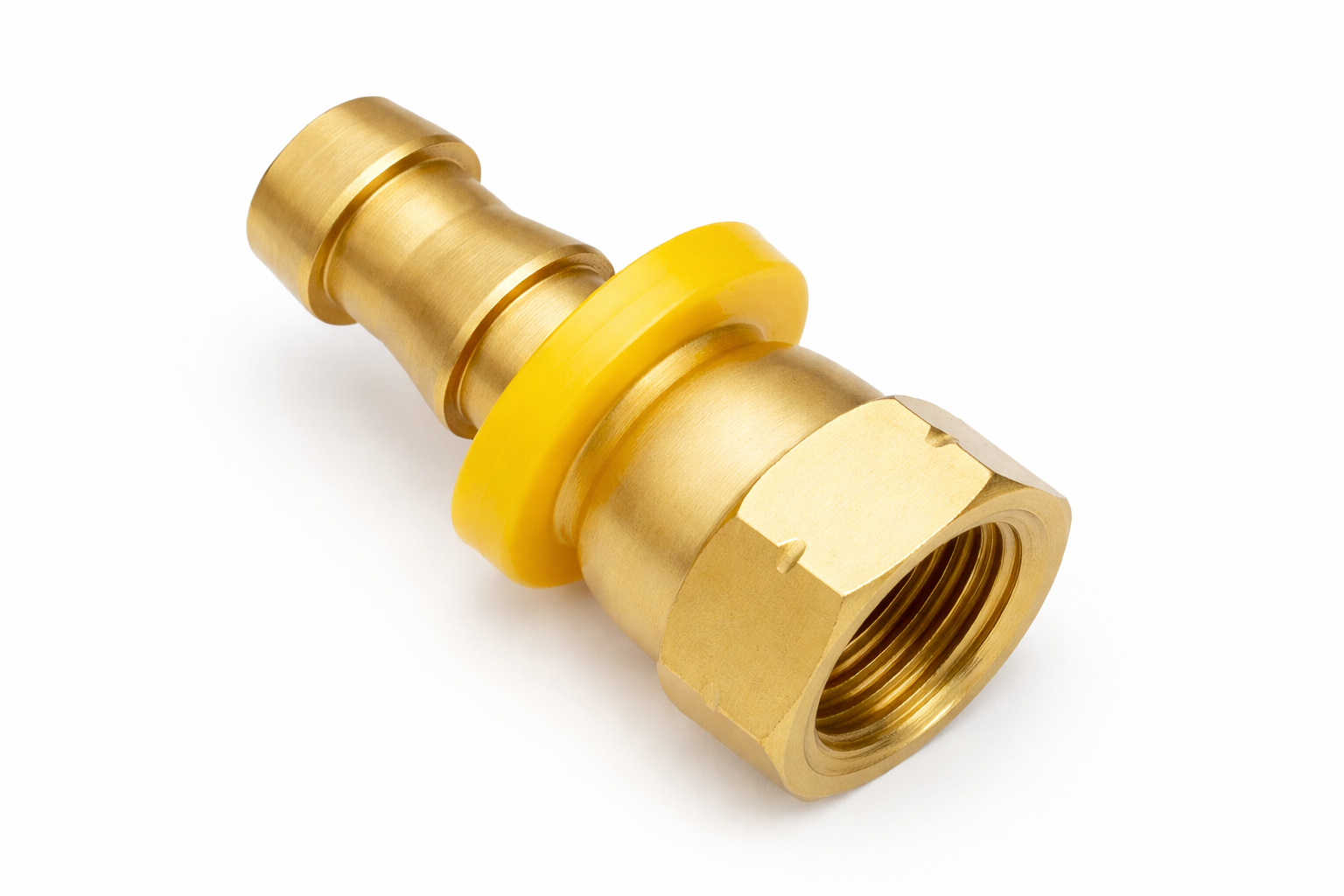 female swivel hose barb